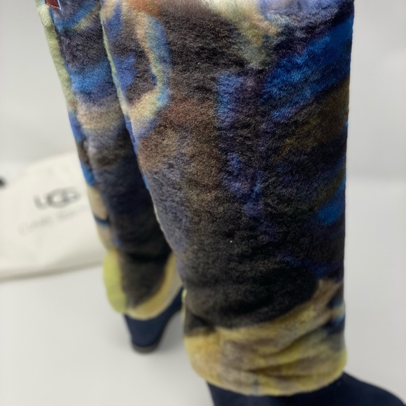 UGG Women's X Claire Tabouret Fluff Boot Suede - Picture 3 of 9